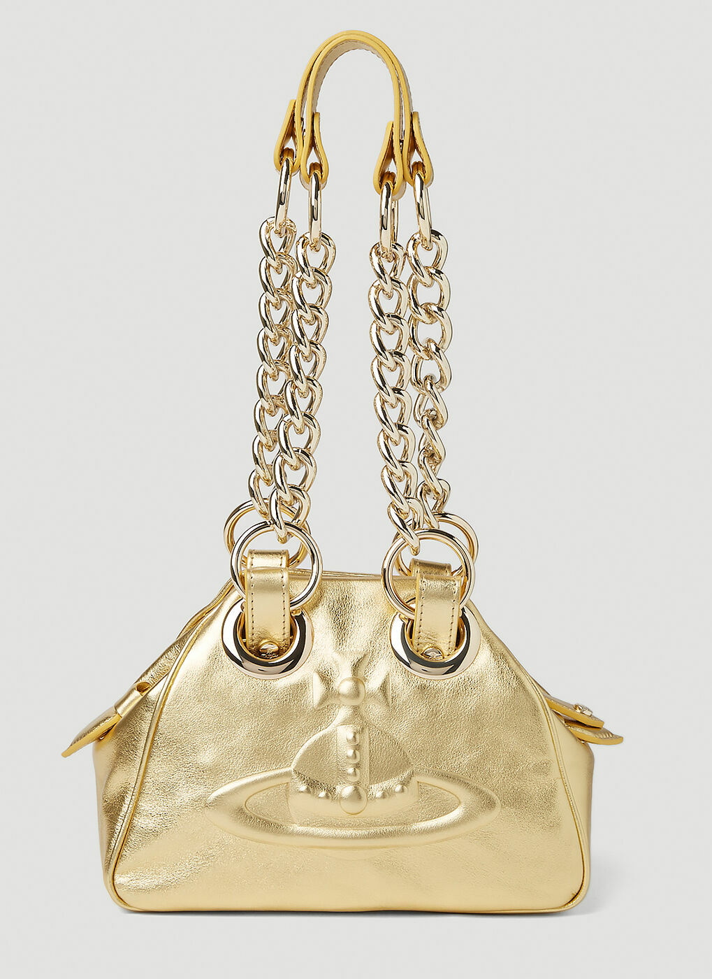 Vivienne Westwood - Archive Orb Chain Shoulder Bag in Gold