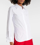 Max Mara Knut cotton-blend poplin shirt