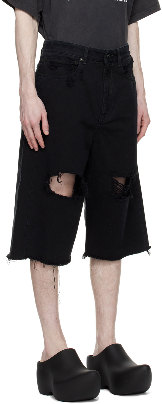 Balenciaga Black Baggy Shorts Balenciaga