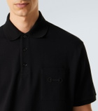 Gucci Horsebit cotton-blend piqué polo shirt