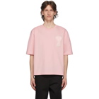 AMI Alexandre Mattiussi SSENSE Exclusive Pink Ami De Coeur T-Shirt