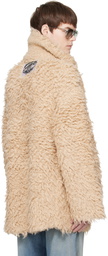 Acne Studios Beige Knit Cardigan