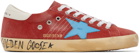 Golden Goose Red Super-Star Classic Sneakers