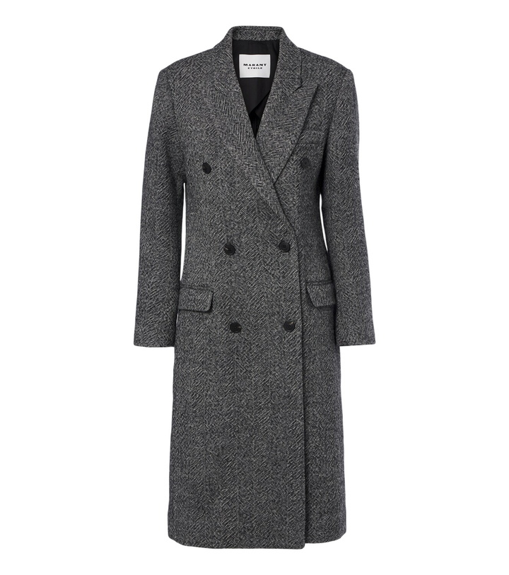 Photo: Marant Etoile Vamara wool and cotton-blend coat