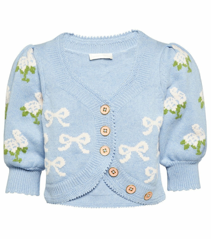Photo: LoveShackFancy Malibu cropped cardigan