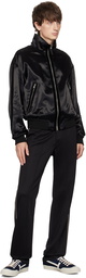 TOM FORD Black Funnel Neck Track Jacket