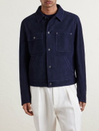 Ralph Lauren Purple label - Suede Field Jacket - Blue