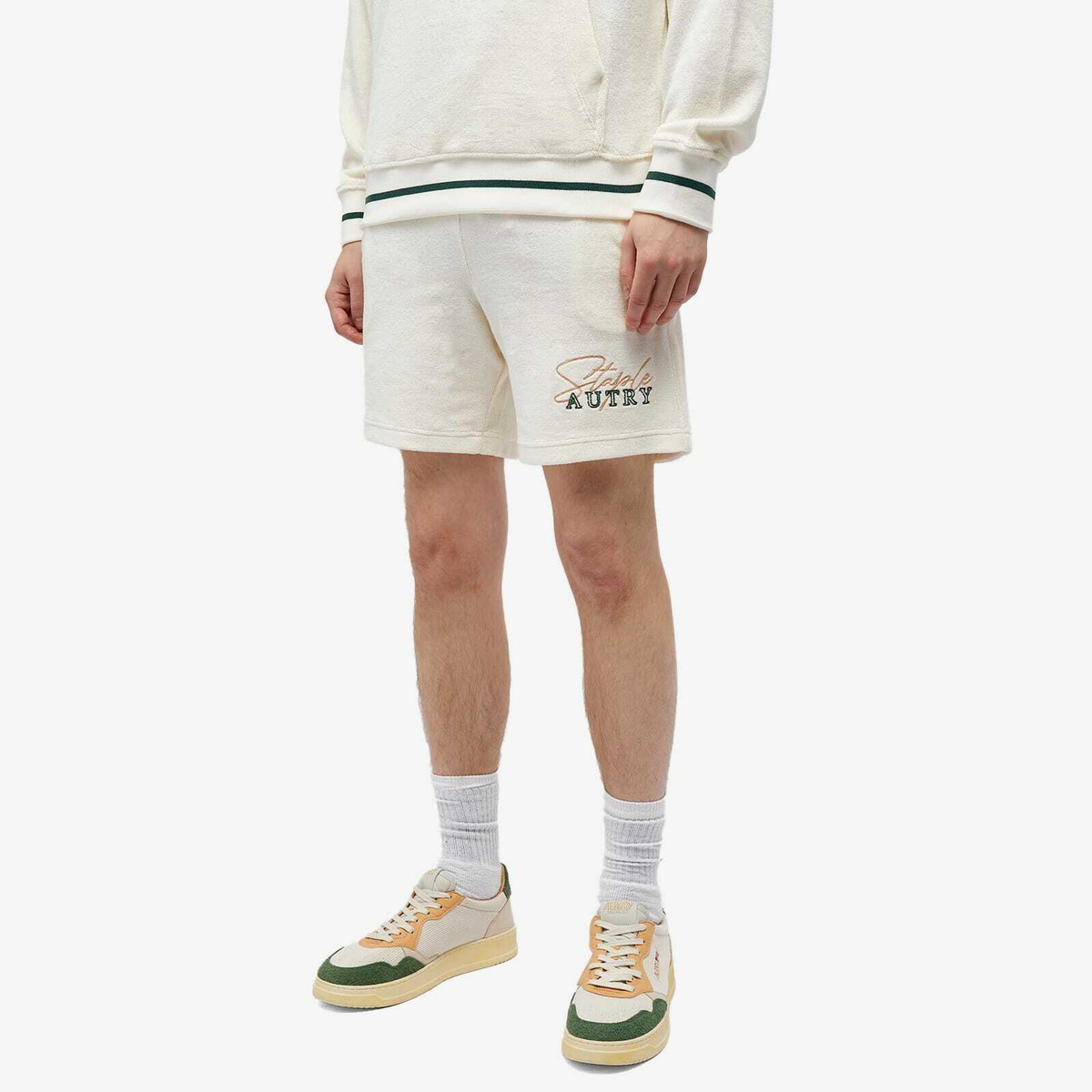 Autry Men's x Staple Shorts in Tinto White