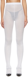 A. ROEGE HOVE White Cotton & Nylon Leggings