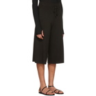 Live the Process Black Knit Culottes