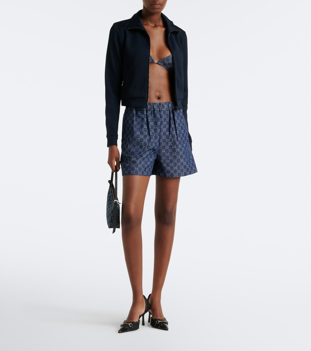 Gucci GG denim shorts
