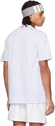 Thom Browne Blue & White Striped T-Shirt