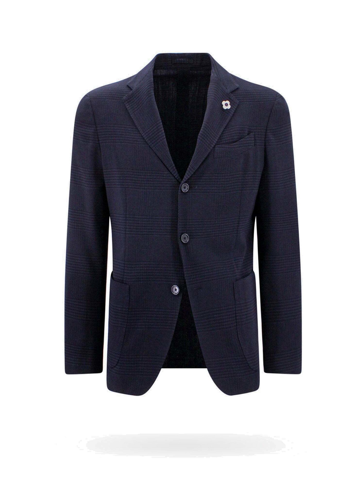 Lardini Black Linen Blazer