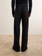 Rick Owens - Geth Straight-Leg Virgin Wool Trousers - Black