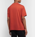 Y-3 - Logo-Print Cotton-Jersey T-Shirt - Orange