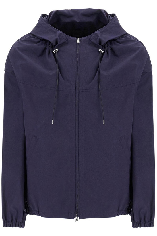 Photo: LANVIN cotton hooded blouson Blue