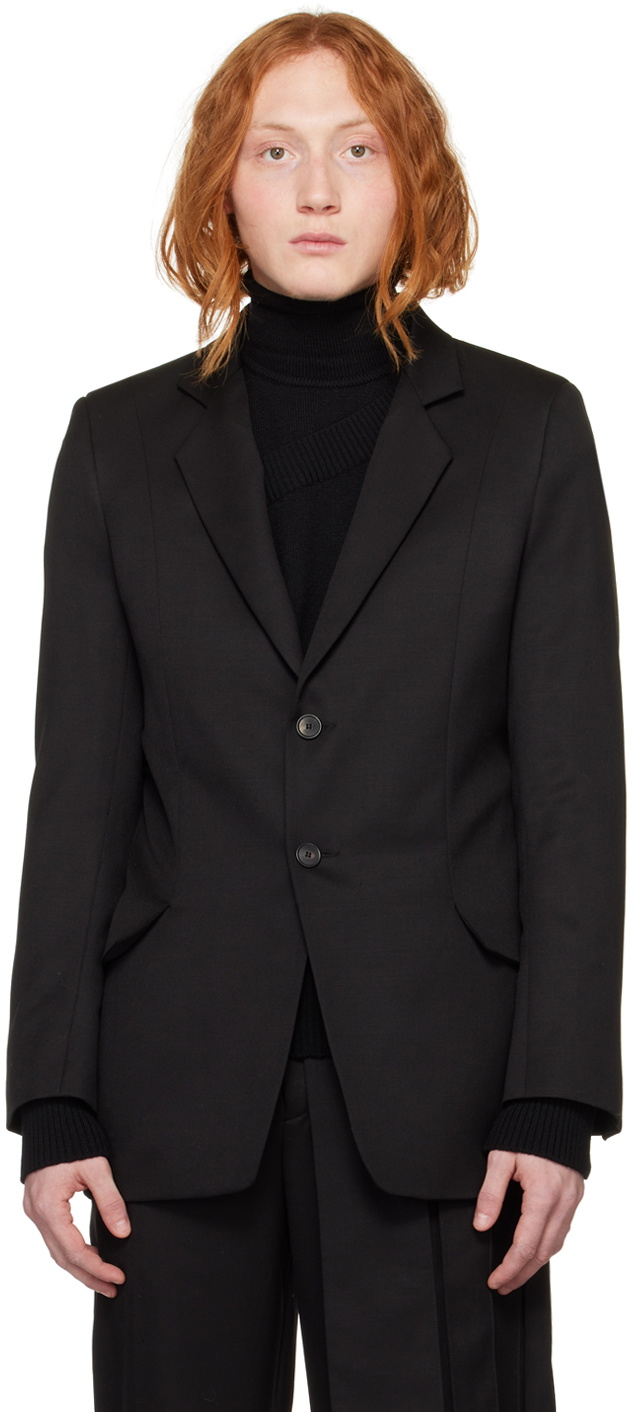 Steven Passaro SSENSE Exclusive Black Blazer