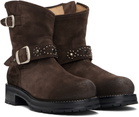 Second/Layer Brown Rider Boots