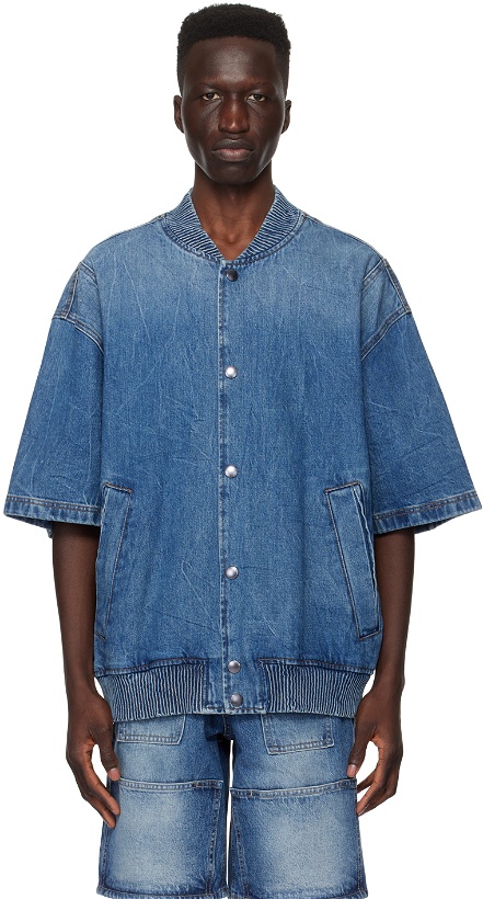 Photo: Solid Homme Blue Faded Denim Jacket