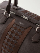 Serapian - Mosaico-detailed Leather Weekend Bag