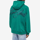 Tommy Jeans Men's NY Embroided Hoody in Darkened Emerald