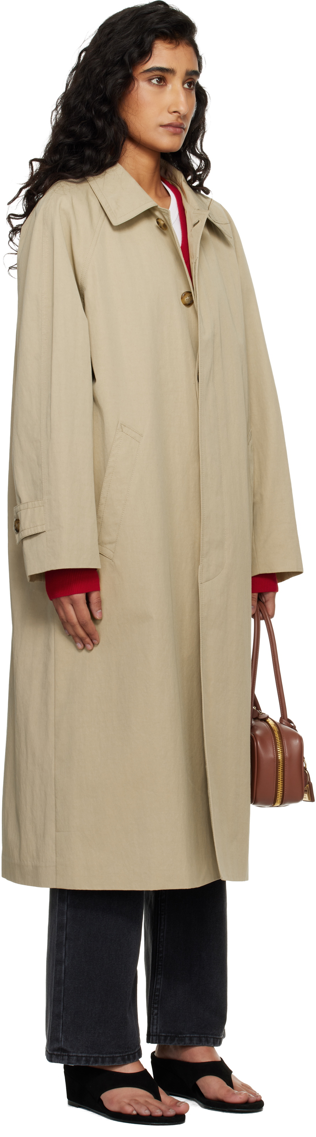 Dunst Beige Refined Mac Coat