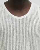 Wax London PRIM VEST JERSEY LACE White Mens Shortsleefe