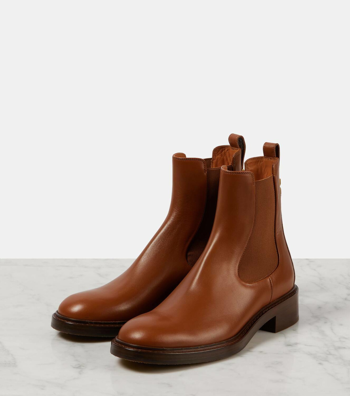 Chloé Marcie leather Chelsea boots