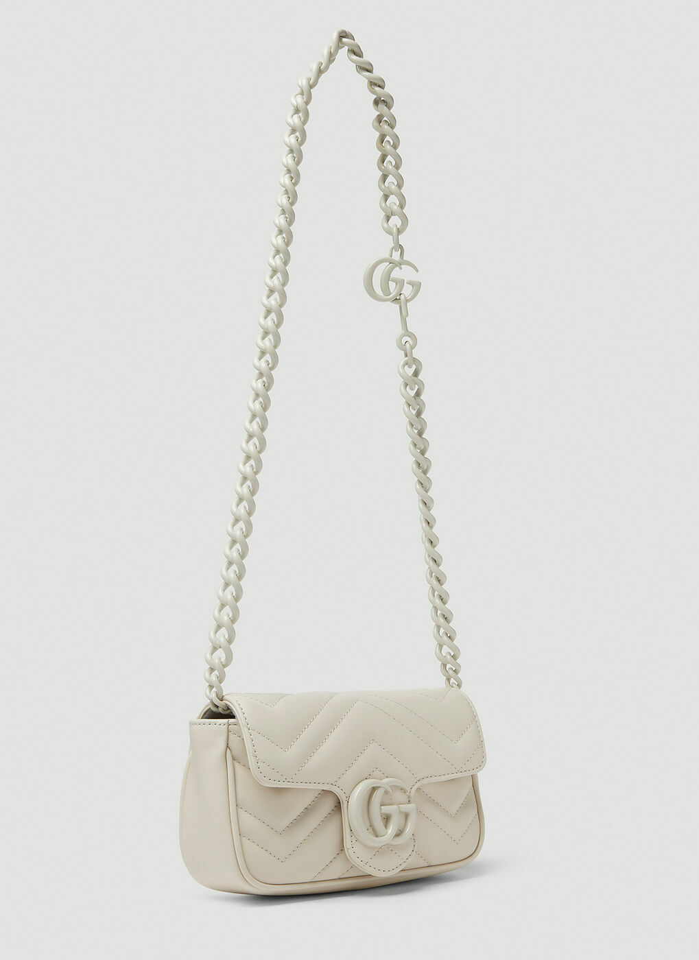 GUCCI グッチ GG MARMONT 2.0 BELT BAG【送料0/国内即発】 GG Marmont 2.0 Belt Bag in White Gucci