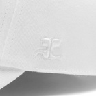 Courrèges Women's Signature Cotton Cap in Heritage White