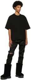 sacai Black Cotton T-Shirt