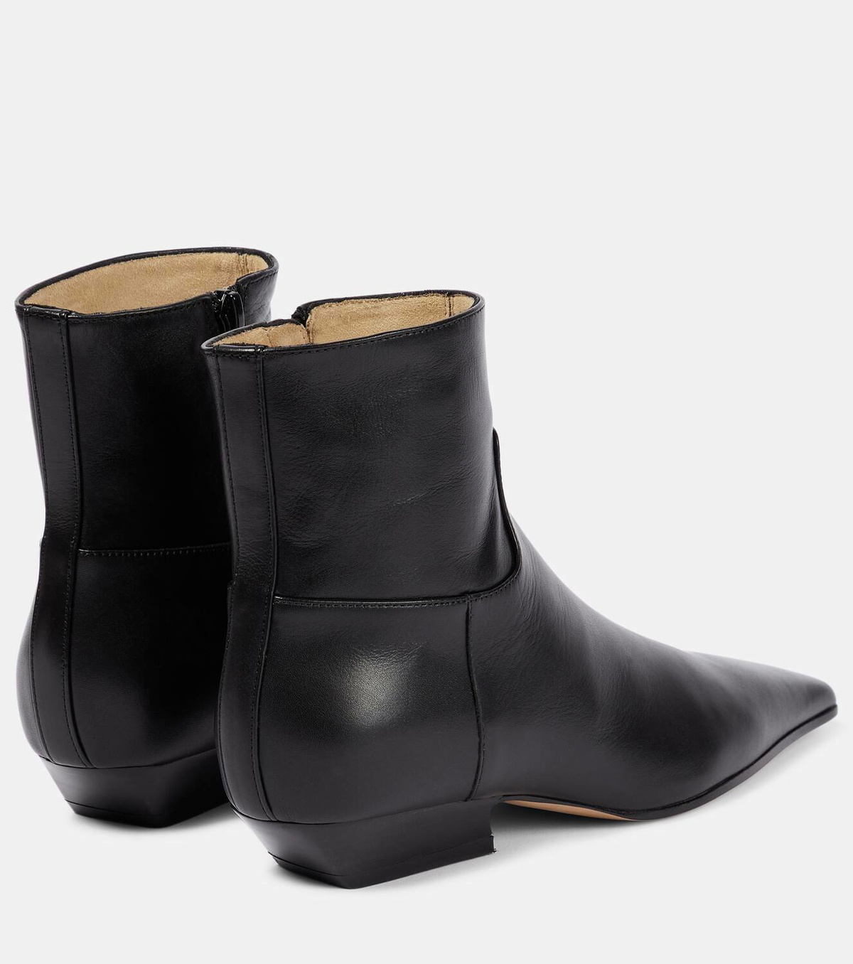 Khaite Marfa leather ankle boots Khaite