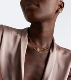 David Yurman Petite Pavé 18kt gold necklace with diamonds