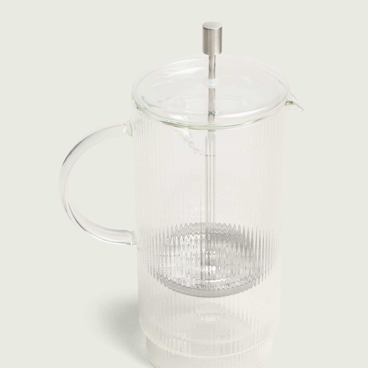 ferm LIVING Ripple Thermal French Press in Clear