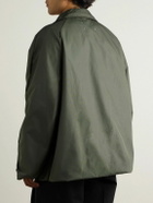Maison Margiela - Reversible Checked Virgin Wool Parka - Green