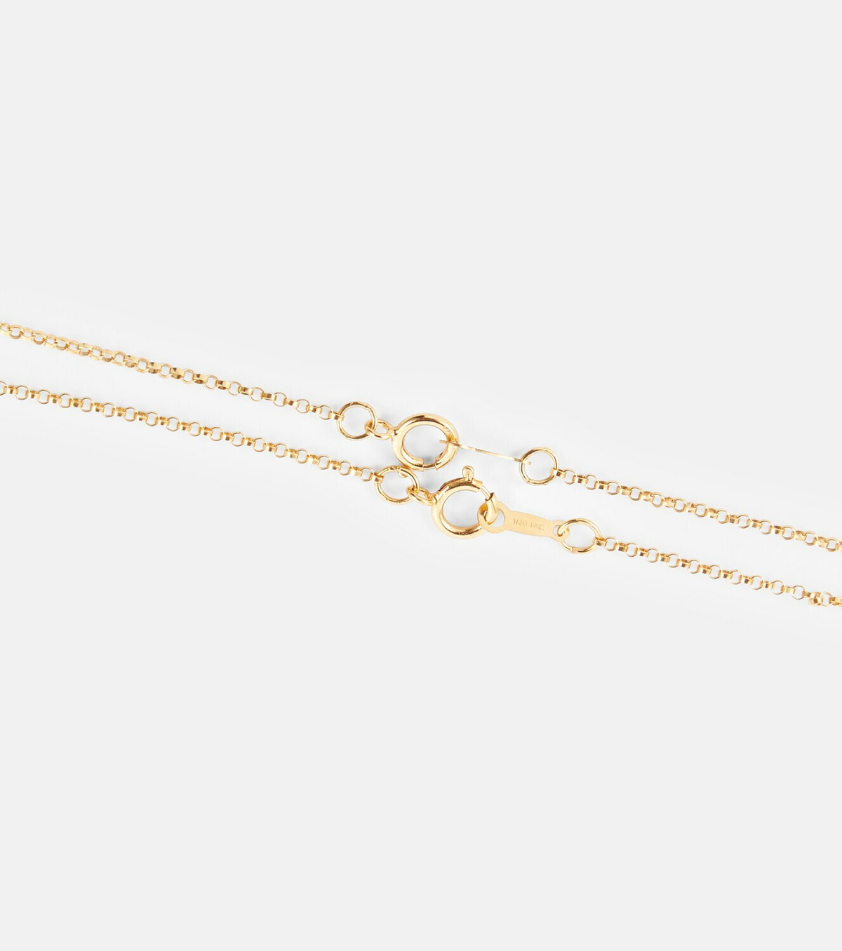 Alighieri 24kt gold-plated necklace