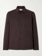 Altea - Constantin Cotton and Linen-Blend Overshirt - Brown