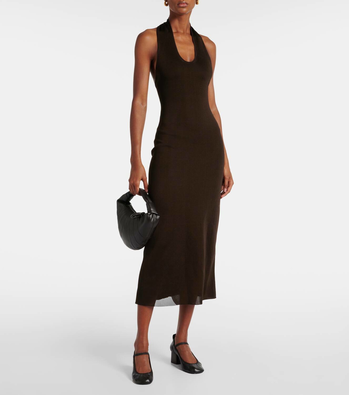Lemaire Square Ballerina 55 leather Mary Jane pumps