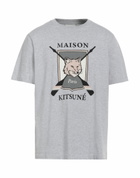 Maison Kitsuné Mens T-shirt in Grey