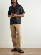 Onia - Vacation Convertible-Collar TENCEL™ Shirt - Black