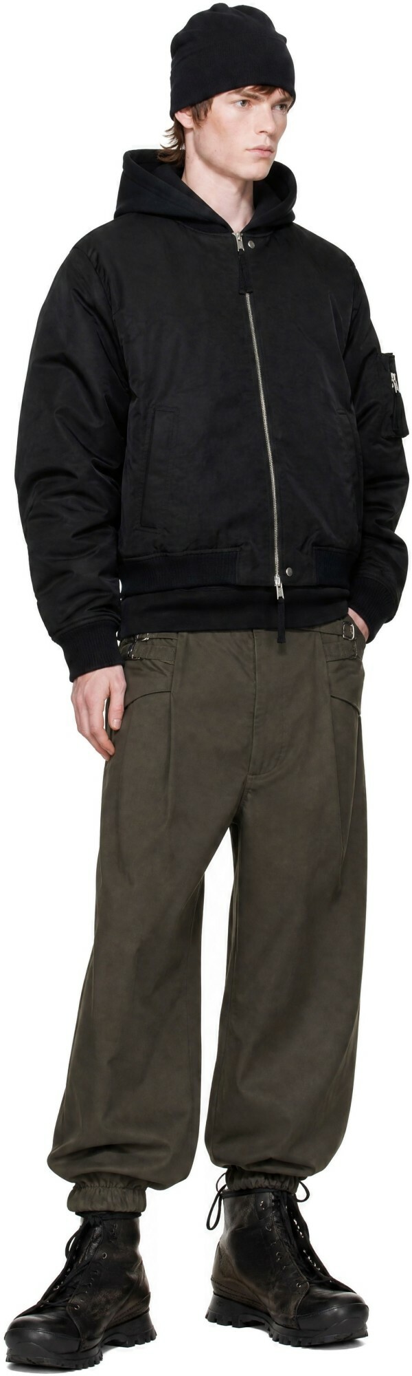 thom/krom Black 'M J 93' Bomber Jacket