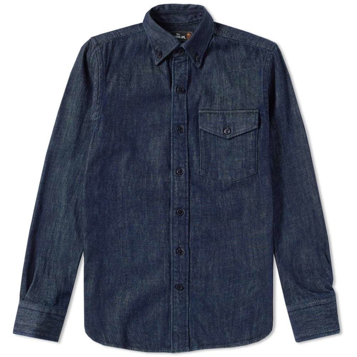 Photo: Mr. Bathing Ape Denim Shirt Blue