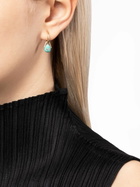 Pascale Monvoisin 9K Yellow Gold Orso Turquoise And Diamond Single Hoop Earring