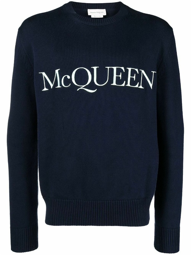 Photo: ALEXANDER MCQUEEN - Logo Cotton Sweater