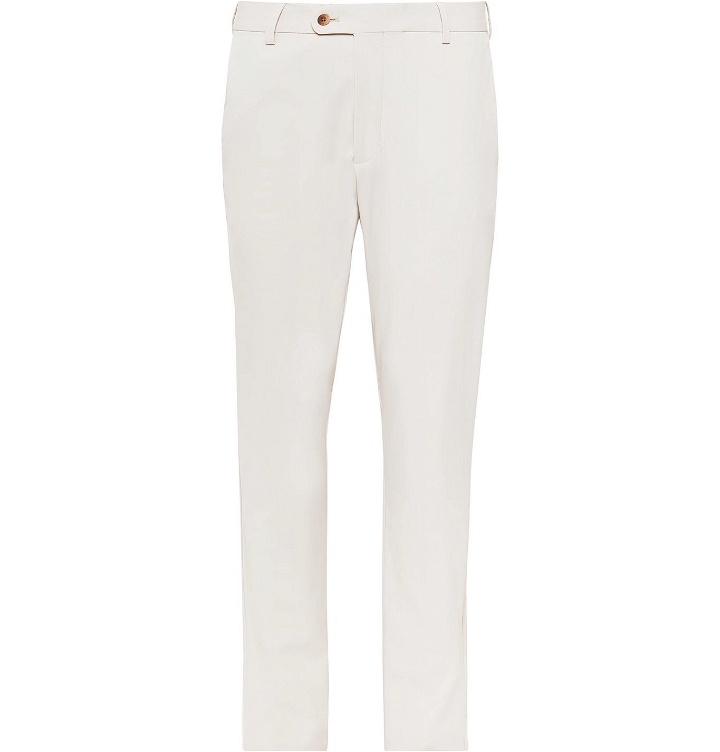 Photo: Peter Millar - Crown Crafted Stealth Performance Slim-Fit Stretch-Nylon Trousers - Neutrals