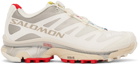 Salomon White & Beige XT-4 OG Sneakers