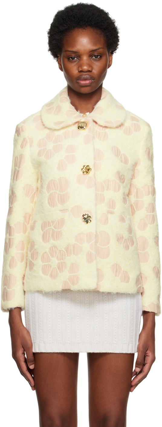 MINJUKIM Yellow & Pink Flower Jacket