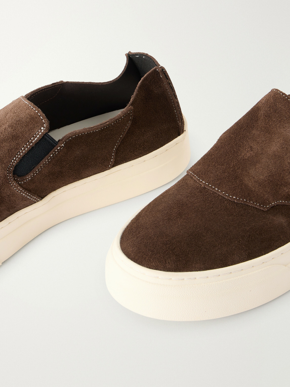 Omni - Lister Suede Slip-On Sneakers - Brown