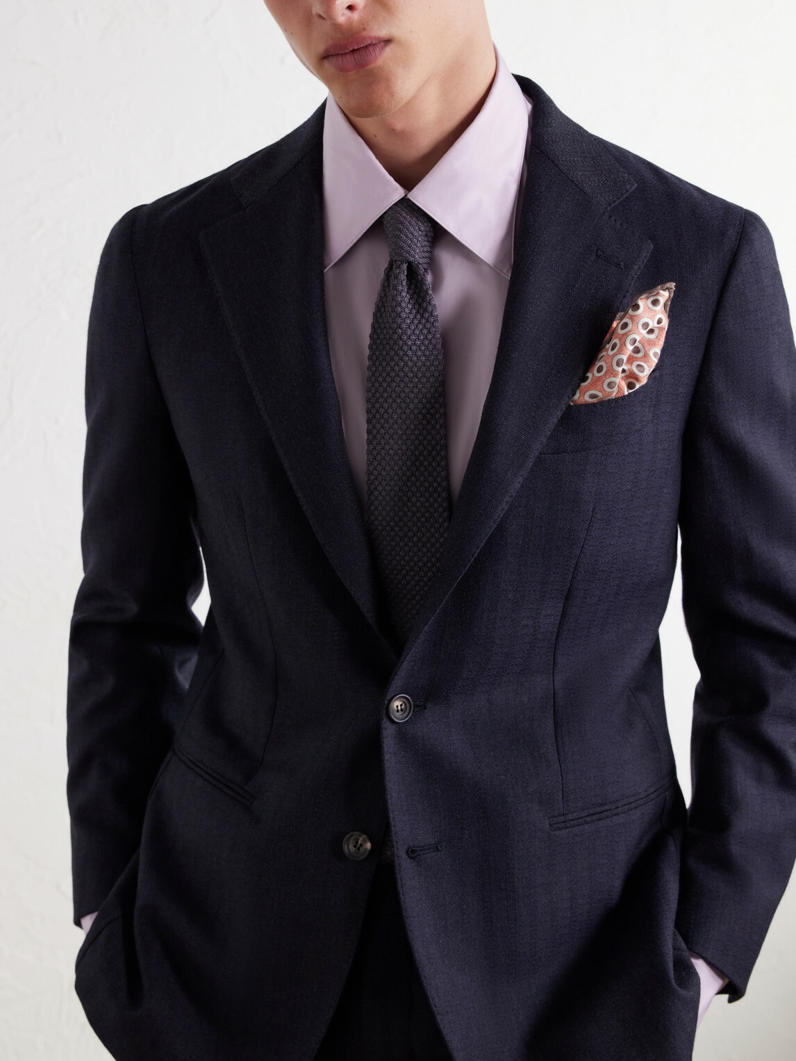 J. Mueser - Waverly Wool-Twill Suit Jacket - Blue