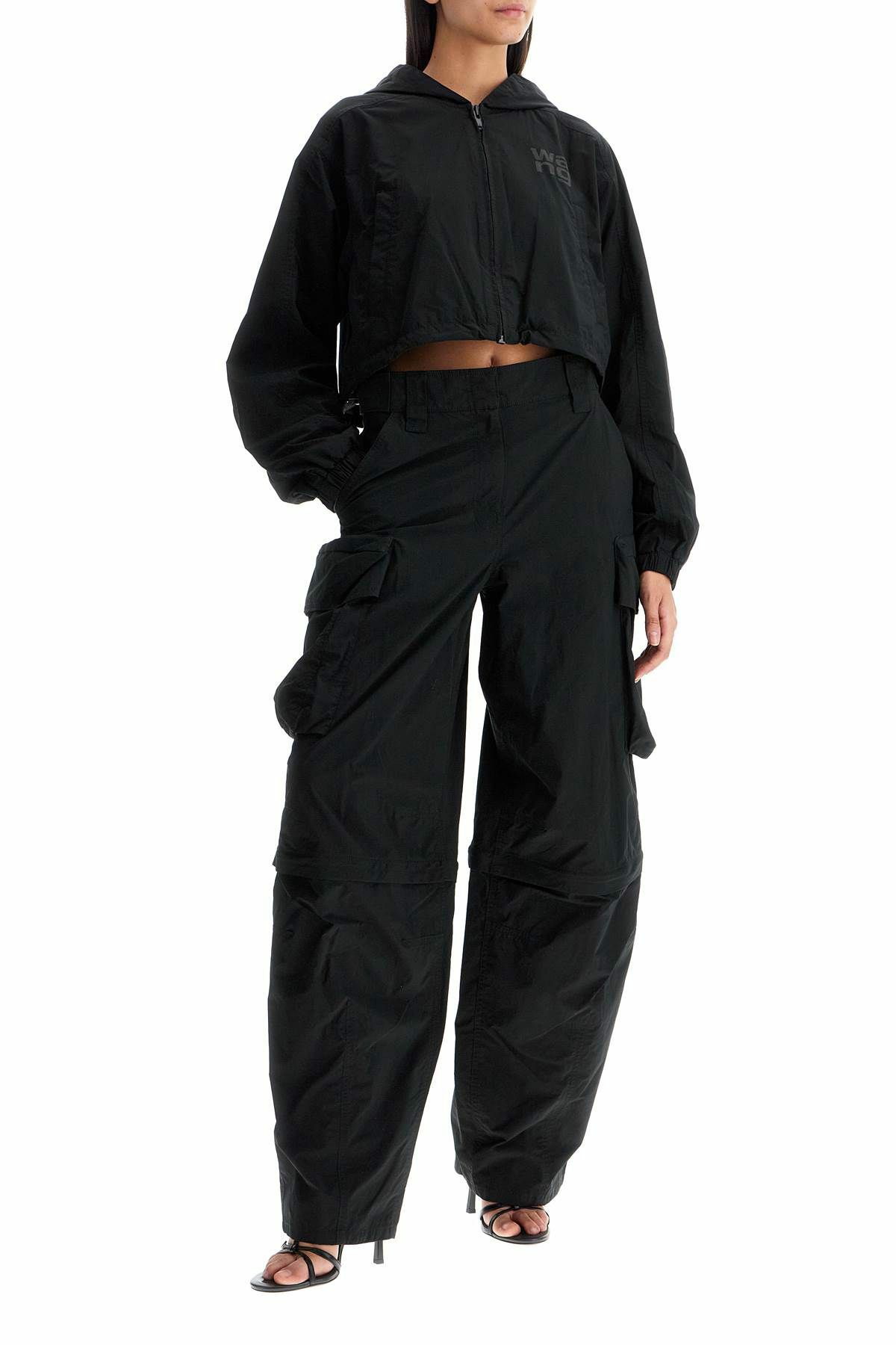 ALEXANDER WANG cropped hooded jacket with Black Alexander Wang ALEXANDER WANG cropped hooded jacket with Black Alexander Wang